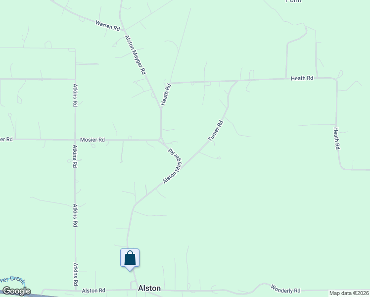 map of restaurants, bars, coffee shops, grocery stores, and more near 76522 Turner Road in Rainier