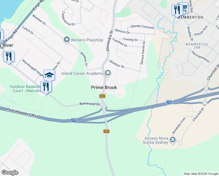 map of restaurants, bars, coffee shops, grocery stores, and more near 7 Rockway Avenue in Sydney