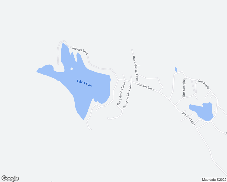 map of restaurants, bars, coffee shops, grocery stores, and more near Chemin du Bord du Lac Léon in Sainte-Marcelline-de-Kildare