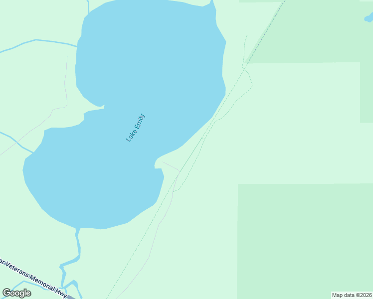 map of restaurants, bars, coffee shops, grocery stores, and more near 249 East Lake Emily Road in Crystal Falls