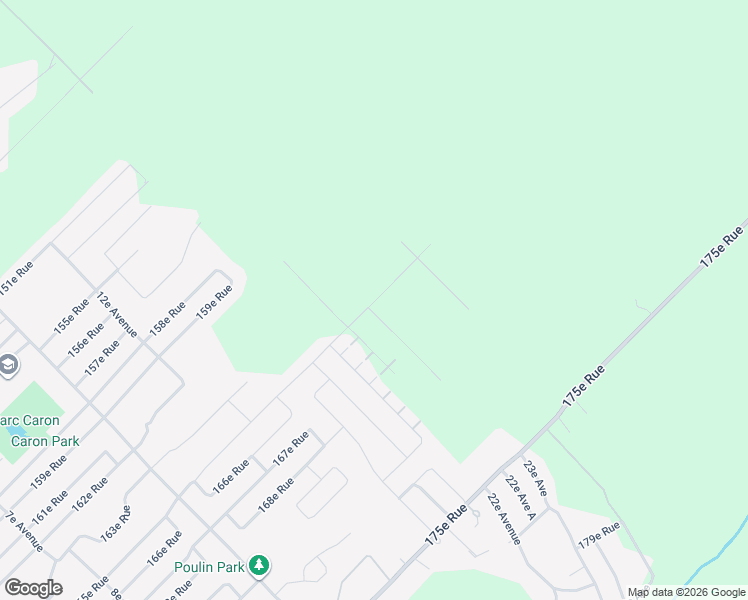 map of restaurants, bars, coffee shops, grocery stores, and more near 16434 26e Avenue in Saint-Georges