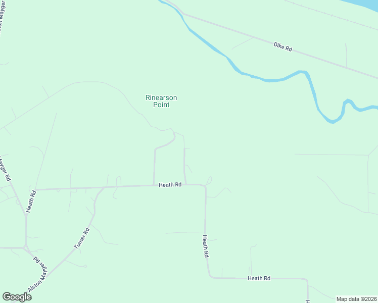 map of restaurants, bars, coffee shops, grocery stores, and more near 76658 Heath Road in Rainier