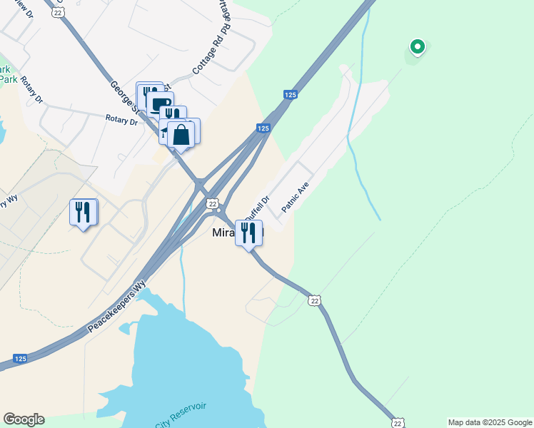 map of restaurants, bars, coffee shops, grocery stores, and more near 8 John Street in Sydney