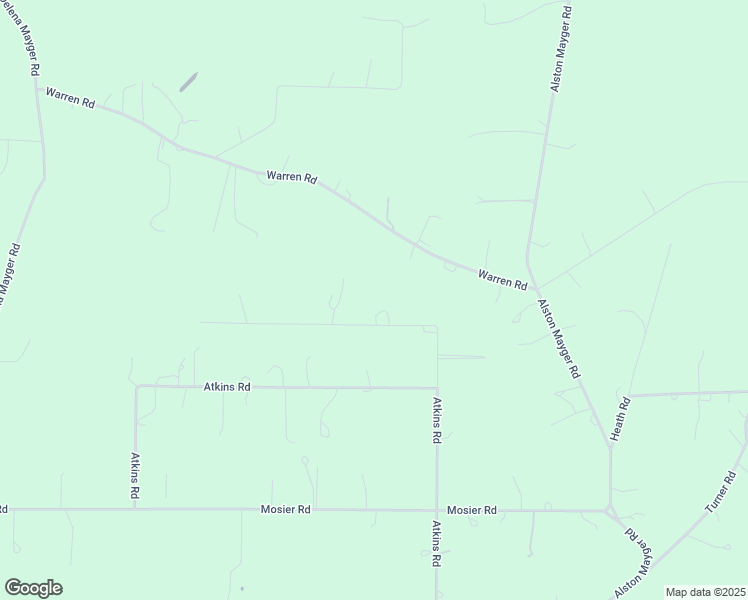 map of restaurants, bars, coffee shops, grocery stores, and more near 76952 Emill Road in Rainier