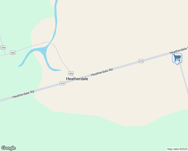 map of restaurants, bars, coffee shops, grocery stores, and more near 2339 Heatherdale Road in Montague