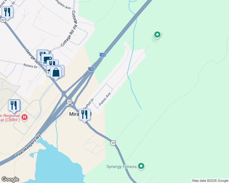 map of restaurants, bars, coffee shops, grocery stores, and more near 14 Paul Street in Sydney