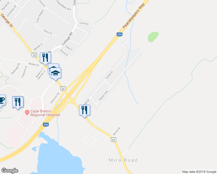 map of restaurants, bars, coffee shops, grocery stores, and more near 14 Paul Street in Sydney