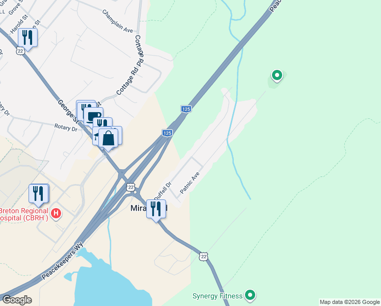map of restaurants, bars, coffee shops, grocery stores, and more near in Sydney