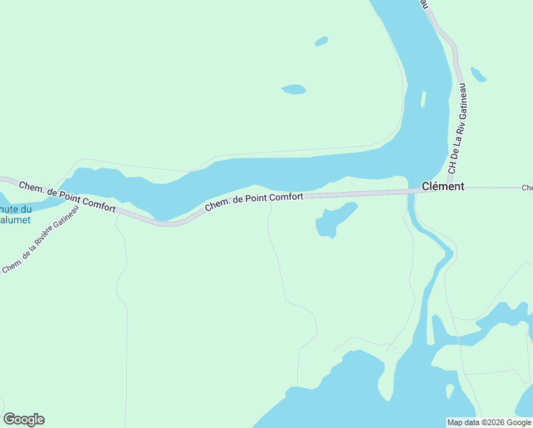 map of restaurants, bars, coffee shops, grocery stores, and more near 103 Chemin de Point Comfort in Gracefield