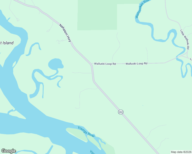 map of restaurants, bars, coffee shops, grocery stores, and more near 90635 Highway 202 in Astoria