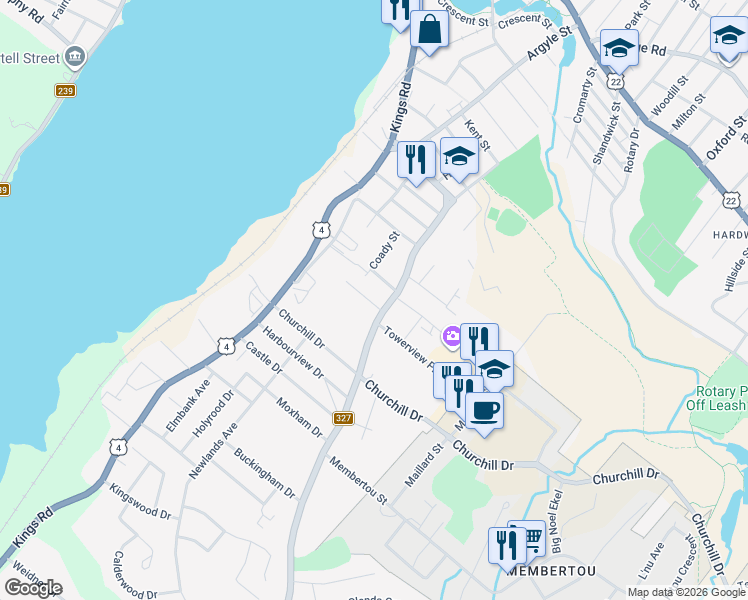 map of restaurants, bars, coffee shops, grocery stores, and more near 20 Thomas Street in Sydney