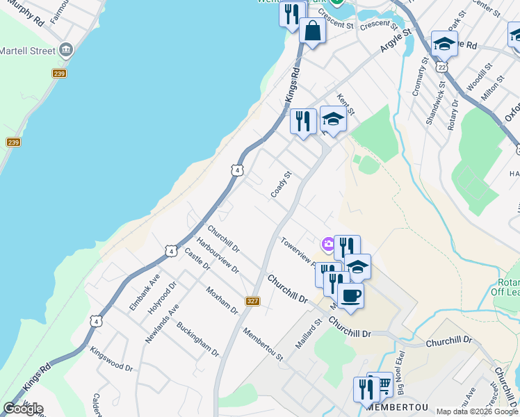 map of restaurants, bars, coffee shops, grocery stores, and more near 42 Thomas Street in Sydney