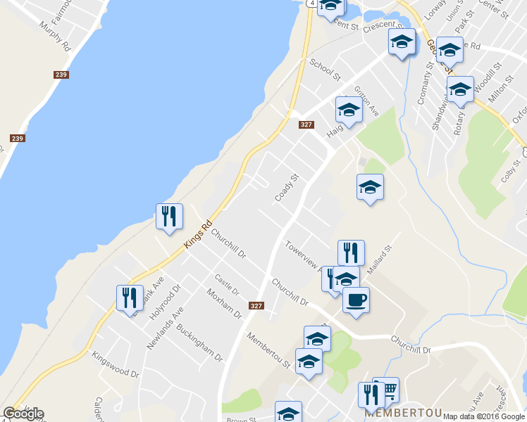 map of restaurants, bars, coffee shops, grocery stores, and more near 42 Thomas Street in Sydney