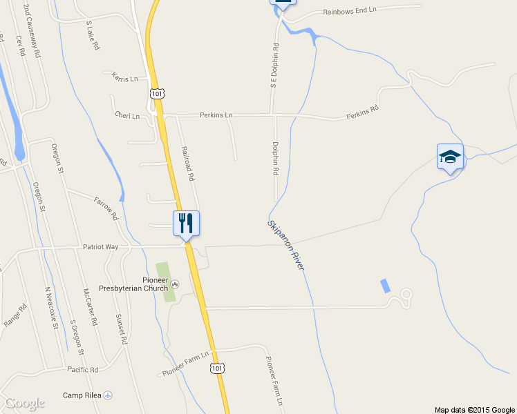 map of restaurants, bars, coffee shops, grocery stores, and more near 91462 Dolphin Road in Warrenton