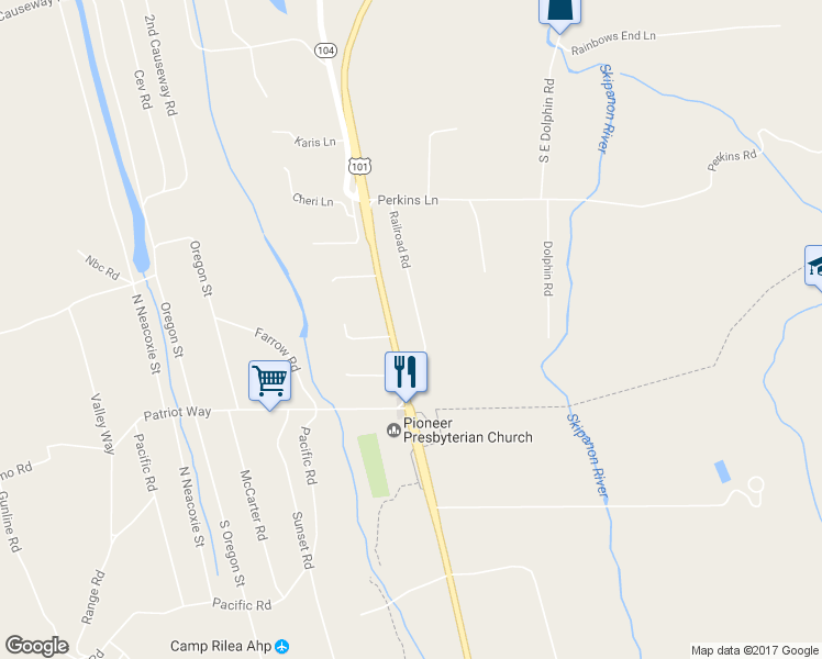 map of restaurants, bars, coffee shops, grocery stores, and more near 91466 Railroad Road in Warrenton