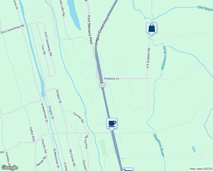 map of restaurants, bars, coffee shops, grocery stores, and more near in Warrenton