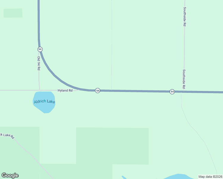 map of restaurants, bars, coffee shops, grocery stores, and more near Aldrich Road in Manistique