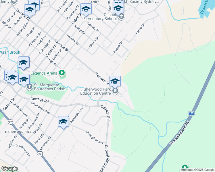 map of restaurants, bars, coffee shops, grocery stores, and more near 49 Bernard Lind Drive in Sydney