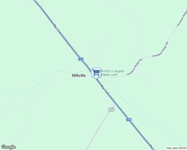 map of restaurants, bars, coffee shops, grocery stores, and more near 12 Howland Ridge Rd in Millville