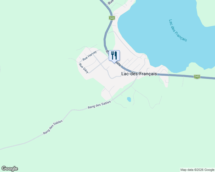 map of restaurants, bars, coffee shops, grocery stores, and more near 64 Rue Purcell in Sainte-Marcelline-de-Kildare