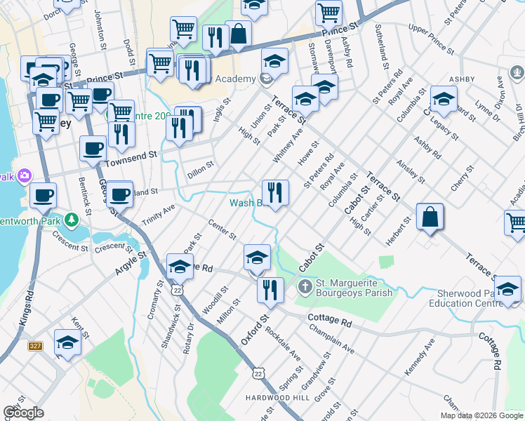 map of restaurants, bars, coffee shops, grocery stores, and more near 15 Howe Ct in Sydney