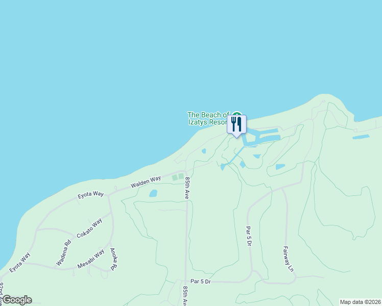 map of restaurants, bars, coffee shops, grocery stores, and more near 8444 Tuxedo Road in Onamia