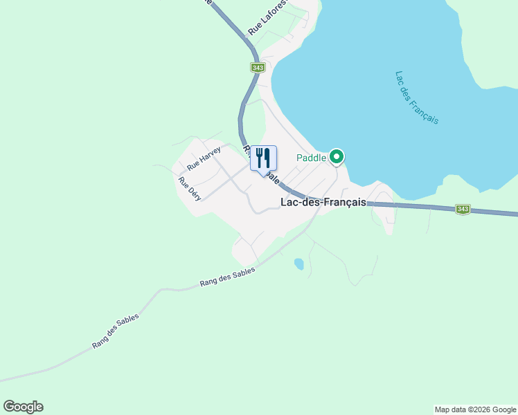 map of restaurants, bars, coffee shops, grocery stores, and more near 180 29eme Rue Lac des Français in Sainte-Marcelline-de-Kildare