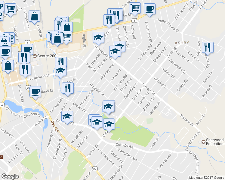 map of restaurants, bars, coffee shops, grocery stores, and more near 149 Saint Peters Road in Sydney
