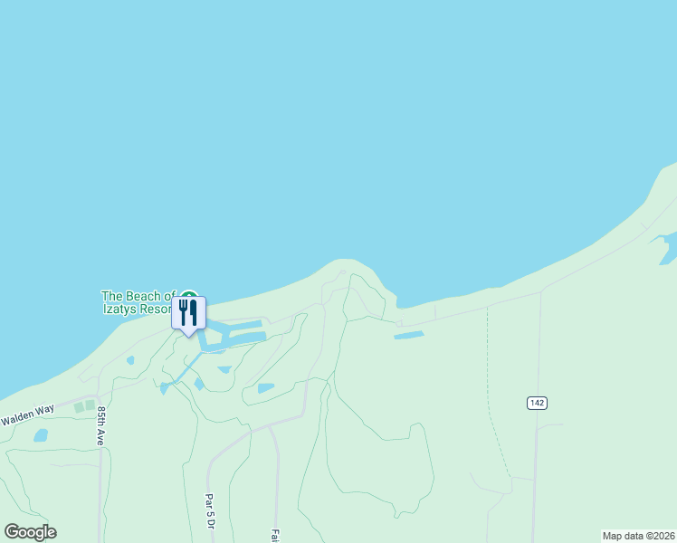 map of restaurants, bars, coffee shops, grocery stores, and more near 8000 Par 5 Drive in Onamia