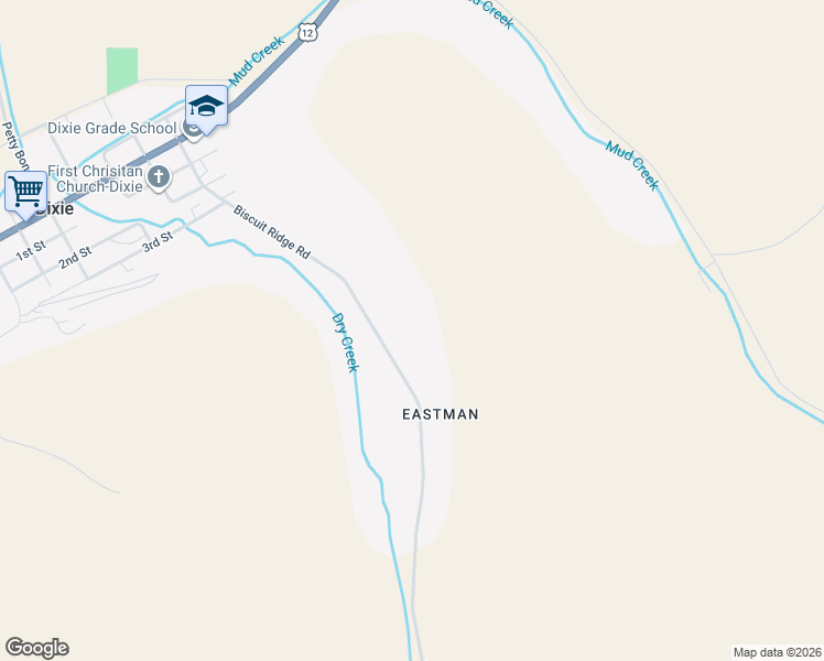 map of restaurants, bars, coffee shops, grocery stores, and more near 552 Biscuit Ridge Road in Waitsburg