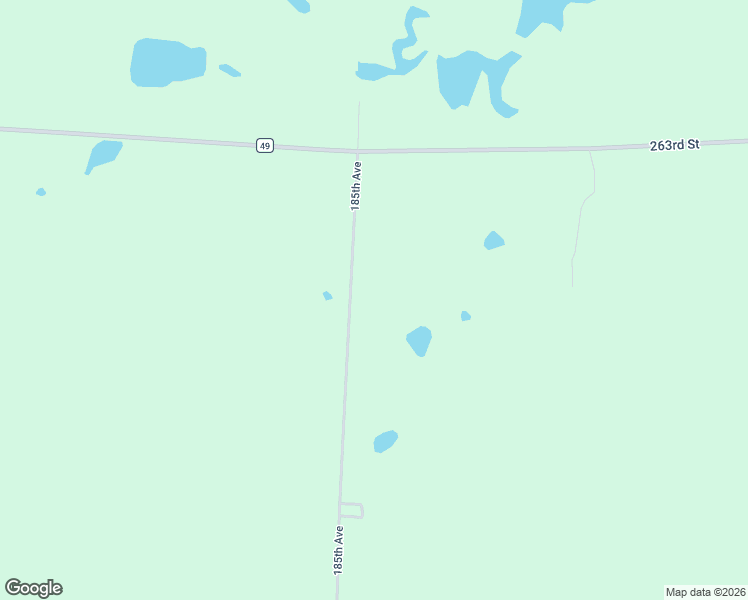 map of restaurants, bars, coffee shops, grocery stores, and more near 25988 185th Avenue in Fort Ripley