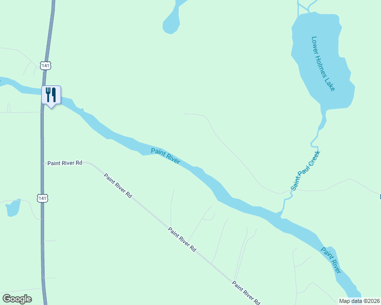 map of restaurants, bars, coffee shops, grocery stores, and more near in Crystal Falls