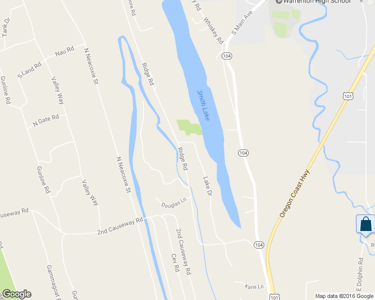 map of restaurants, bars, coffee shops, grocery stores, and more near 91923 Ridge Road in Warrenton