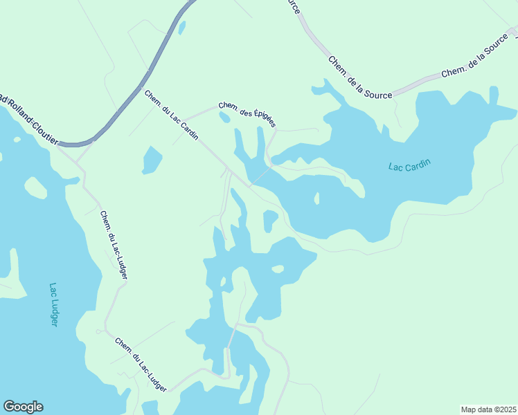map of restaurants, bars, coffee shops, grocery stores, and more near 170 Chemin du Lac Cardin in Lantier