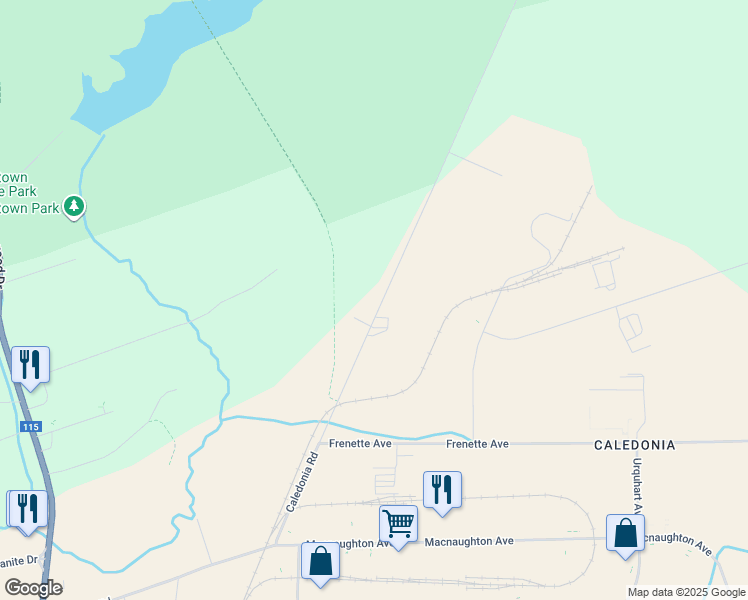 map of restaurants, bars, coffee shops, grocery stores, and more near 436 Caledonia Road in Moncton