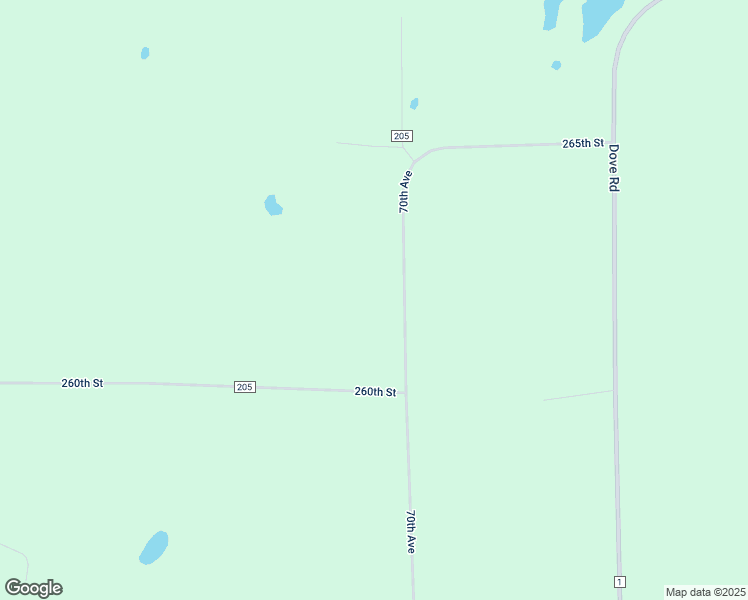 map of restaurants, bars, coffee shops, grocery stores, and more near 26119 70th Avenue in Randall