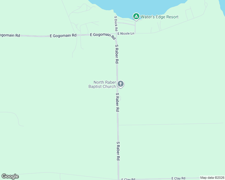 map of restaurants, bars, coffee shops, grocery stores, and more near 25068-25246 South Raber Road in Chippewa