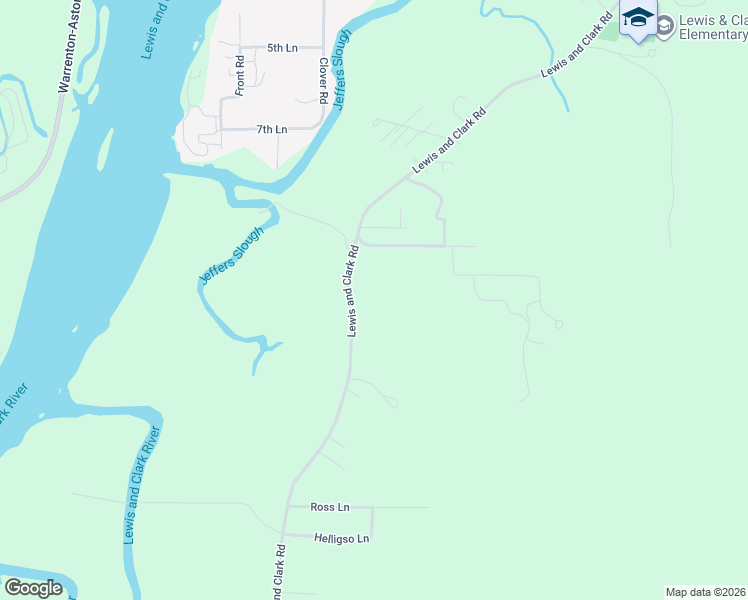 map of restaurants, bars, coffee shops, grocery stores, and more near 91753 Lewis & Clark Rd in Astoria