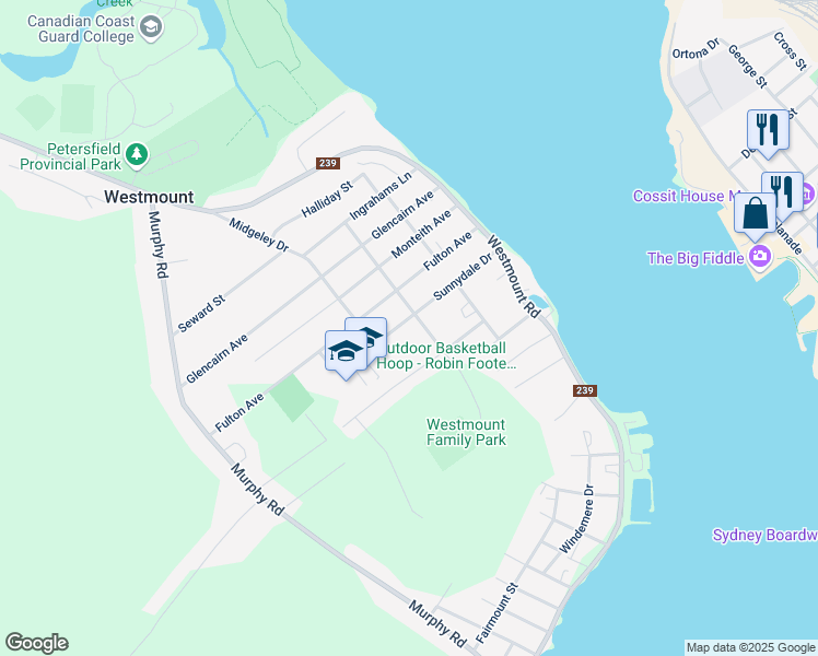 map of restaurants, bars, coffee shops, grocery stores, and more near 95 Sunnydale Drive in Sydney