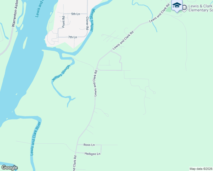 map of restaurants, bars, coffee shops, grocery stores, and more near 91755 Lewis and Clark Road in Seaside