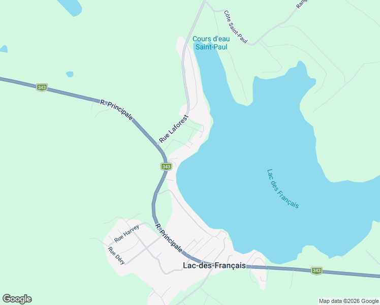 map of restaurants, bars, coffee shops, grocery stores, and more near 1540 42e Rue du Lac des Français in Sainte-Marcelline-de-Kildare