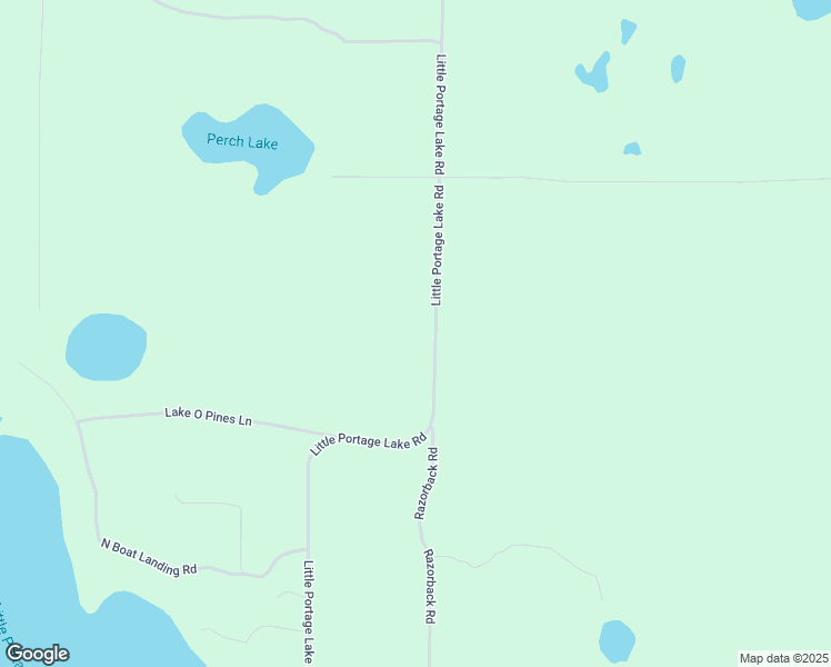 map of restaurants, bars, coffee shops, grocery stores, and more near 6081 Little Portage Lake Road in Land O' Lakes