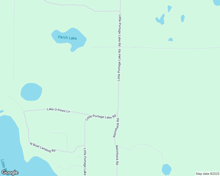 map of restaurants, bars, coffee shops, grocery stores, and more near 6081 Little Portage Lake Road in Land O' Lakes