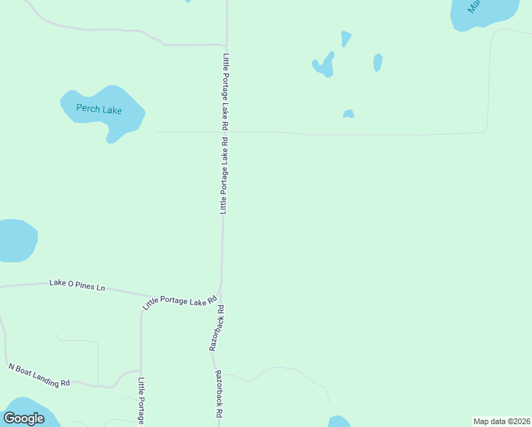 map of restaurants, bars, coffee shops, grocery stores, and more near 6084 Little Portage Lake Road in Land O' Lakes