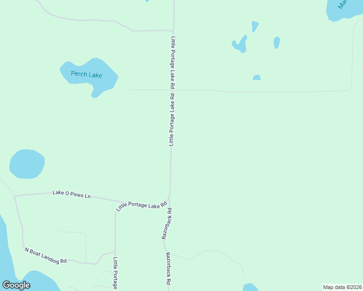map of restaurants, bars, coffee shops, grocery stores, and more near 6084 Little Portage Lake Road in Land O' Lakes