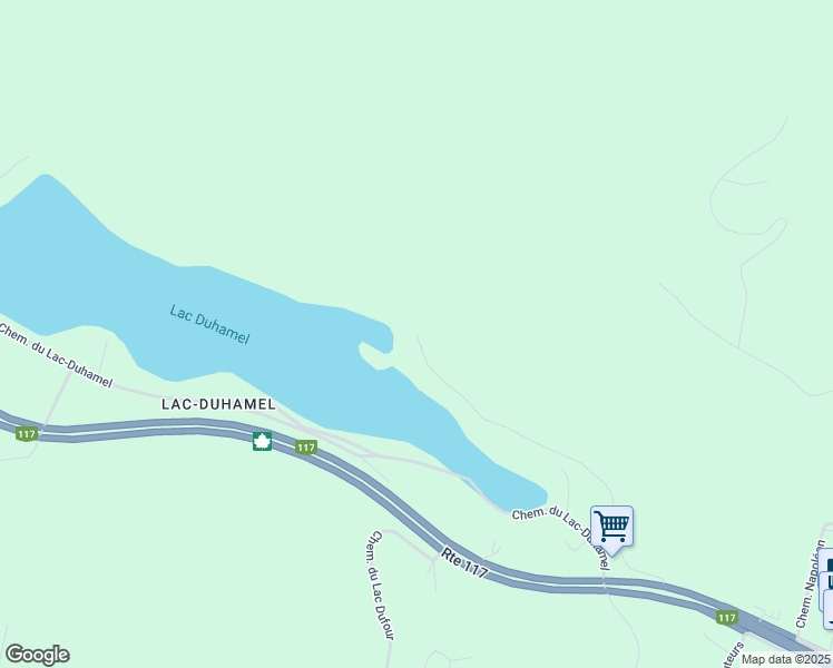 map of restaurants, bars, coffee shops, grocery stores, and more near 285 Côte des Intrépides in Mont-Tremblant