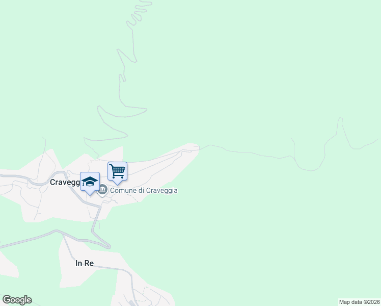 map of restaurants, bars, coffee shops, grocery stores, and more near 92 Via alla Vasca in Craveggia