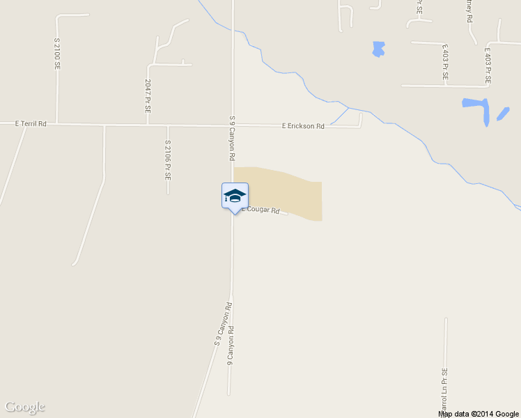 map of restaurants, bars, coffee shops, grocery stores, and more near East Cougar Road in Kennewick
