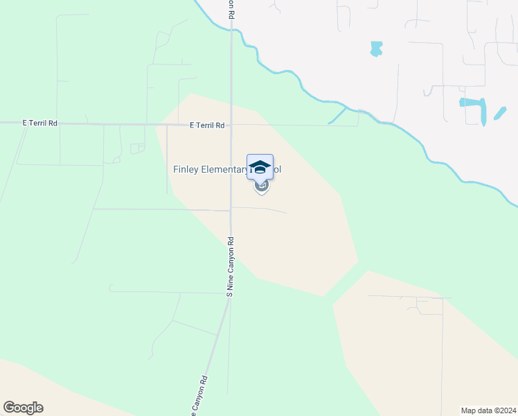 map of restaurants, bars, coffee shops, grocery stores, and more near East Cougar Road in Kennewick