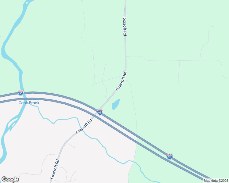 map of restaurants, bars, coffee shops, grocery stores, and more near 300 Foxcroft Road in Houlton